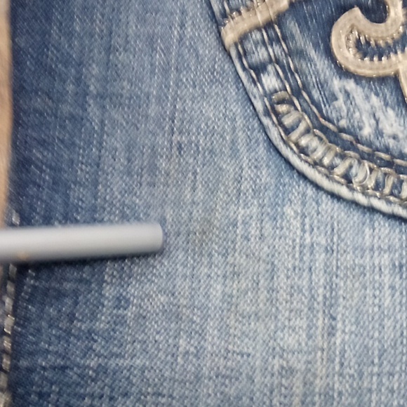 Rock Revival Jeans Women's Gwen Straight 28 Embellished NWT DEFECT - Picture 10 of 15